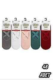 Kadın Çöğen Dikişsiz Pilates Babet 48 Adet