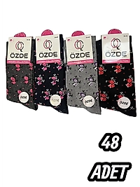 Kadın Özde Soket Çorap 48 Adet