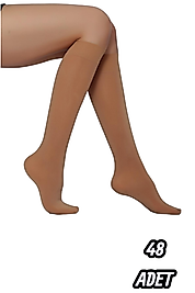 Kadın Daymod Saten 80 Dizaltı Çorap 48 Adet