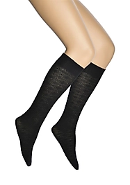 Kadın Desenli Dizaltı Çorap 24 Adet