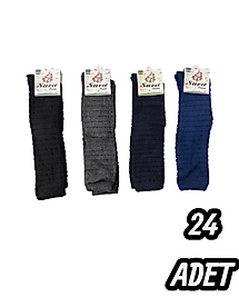 Kadın Sara Ters Havlu Dizaltı 24 Adet