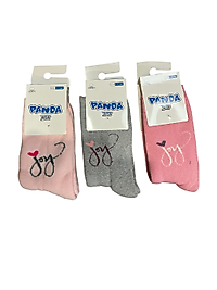 Çocuk Panda Havlu Çorap 48 Adet