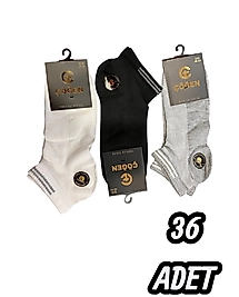 Erkek Çöğen Dikişsiz Patik 36 Adet