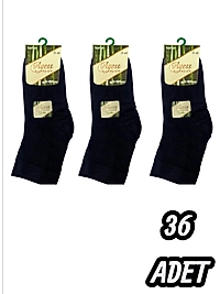 Kadın Ayess Bambu Patik Çorap 36 Adet