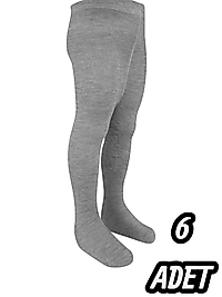 Bebe Düz Penye Kilotlu Çorap 6 Adet