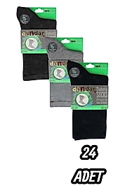 Kadın Dündar Bambu Diyabetik Çorap 24 Adet