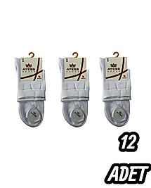 Erkek Ayess Konç Patik 12 Adet