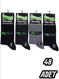 Erkek Dündar Bambu Çorap 48 Adet