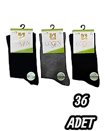 Kadın Çöğen Bambu Çorap 36 Adet