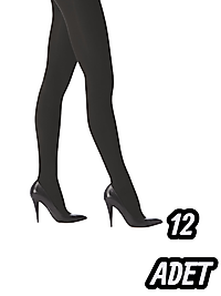 Kadın Daymond Soft Kilotlu Çorap 12 Adet