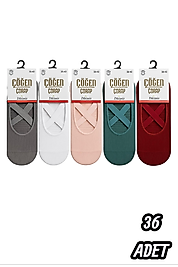 Kadın Çöğen Dikişsiz Pilates Babet  36 Adet