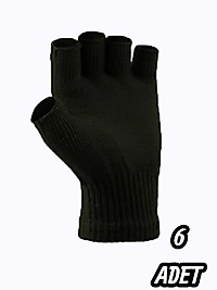 Unisex Kesik Eldiven 6 Adet