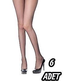Kadın Müjde Kilotlu  Çorap 20 Den 6 Adet