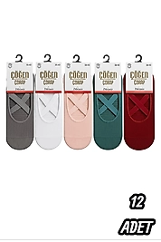 Kadın Çöğen Dikişsiz Pilates Babet 12 Adet