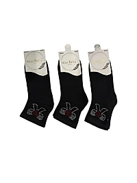 Kadın Misbella Taşlı Patik 12 Adet