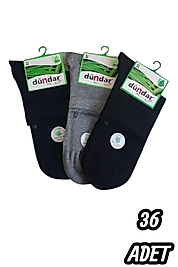 Erkek Dündar Bambu Konç Patik 36 Adet