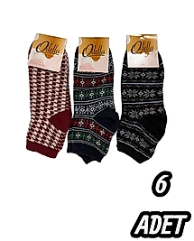 Kadın Odella Termal Patik 6 Adet