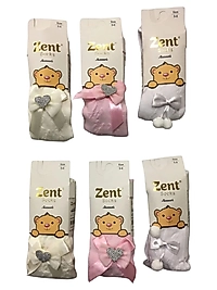 Bebek Zent Aksesuarlı Kilotlu Çorap 24 Adet
