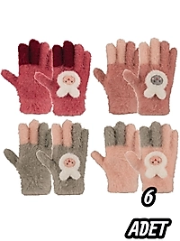 Çocuk Kitti Eldiven 6 Adet