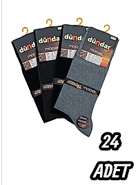 Erkek Dündar Modal Çorap 24 Adet