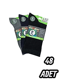 Erkek Dündar Bambu Diyabetik Çorap 48 Adet