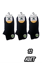 Kadın Pars Bambu Patik Çorap 12 Adet